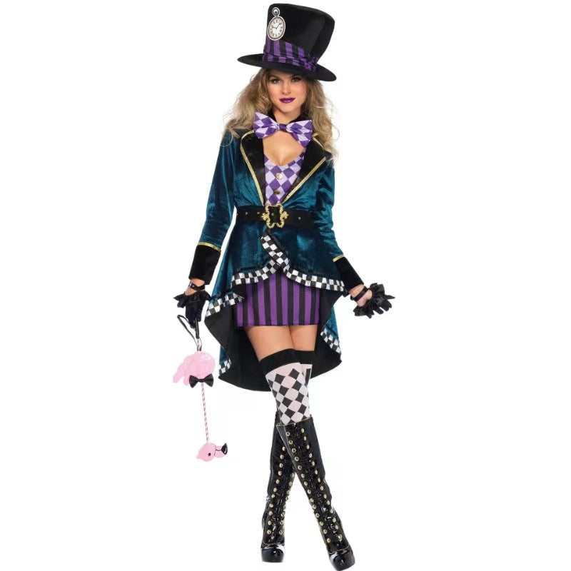 La Sombrerero Sexy 🖤 – Disfraz Completo de Halloween para Mujer