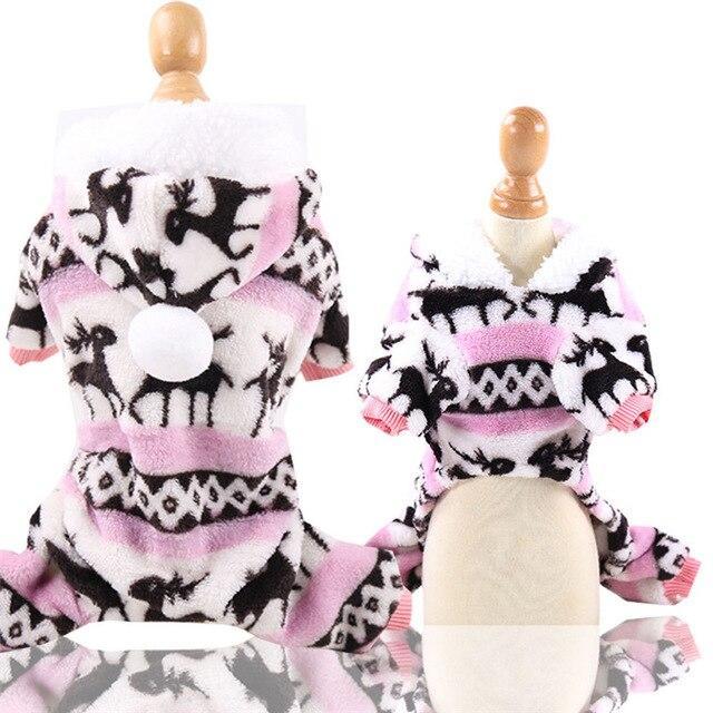 Ropa navideña para mascotas cálida y todos los talles