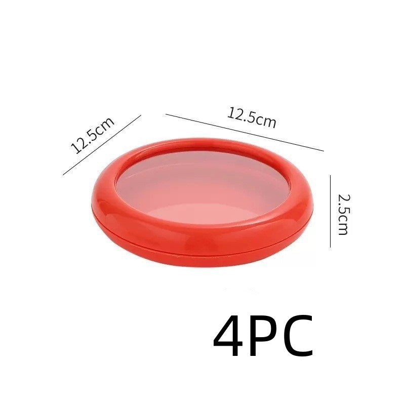 Cajas con película transparente para conservar frutas y verduras frescas, utensilios de cocina