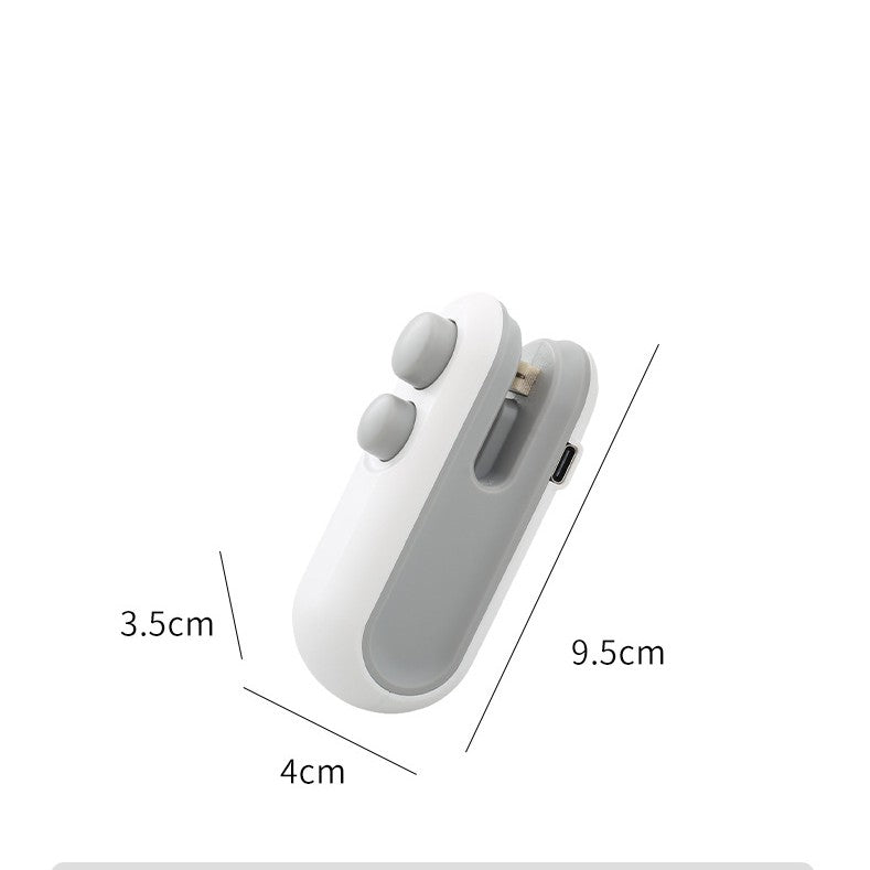 Pieza Mini Sellador Portátil De Bolsas De Plástico Para La Cocina, Máquina de sellado pequeña y portátil