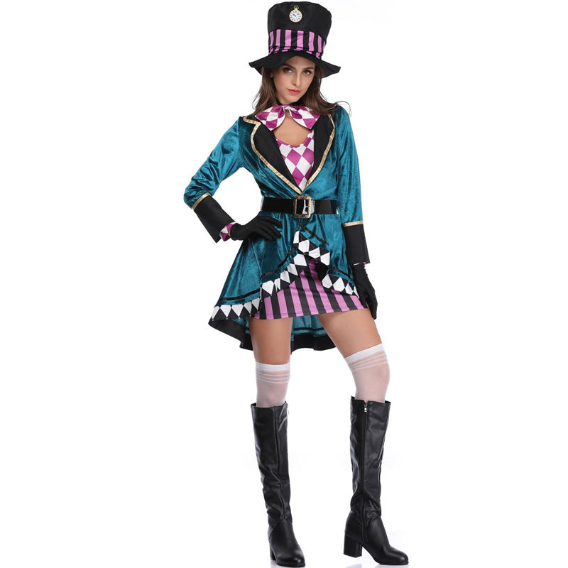 La Sombrerero Sexy 🖤 – Disfraz Completo de Halloween para Mujer
