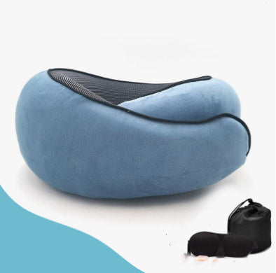 Almohada de viaje para el cuello, memory form, adaptable para avión, diseño perfecto