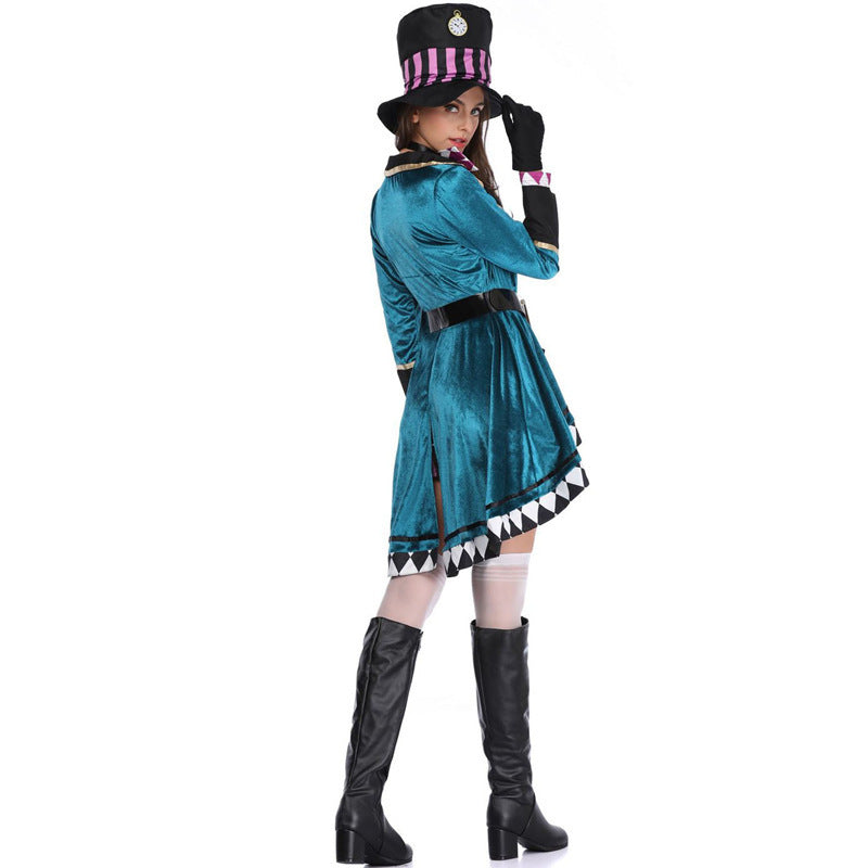 La Sombrerero Sexy 🖤 – Disfraz Completo de Halloween para Mujer