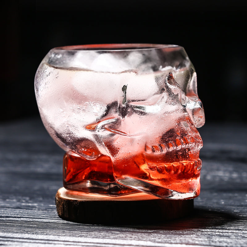 Copa de vino con forma de calavera para Halloween, vaso de jugo con personalidad especial, vaso de whisky