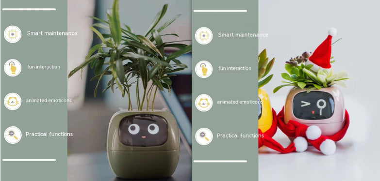 Maceta Inteligente Interactiva | Monitor de Planta con Sensores y Pantalla
