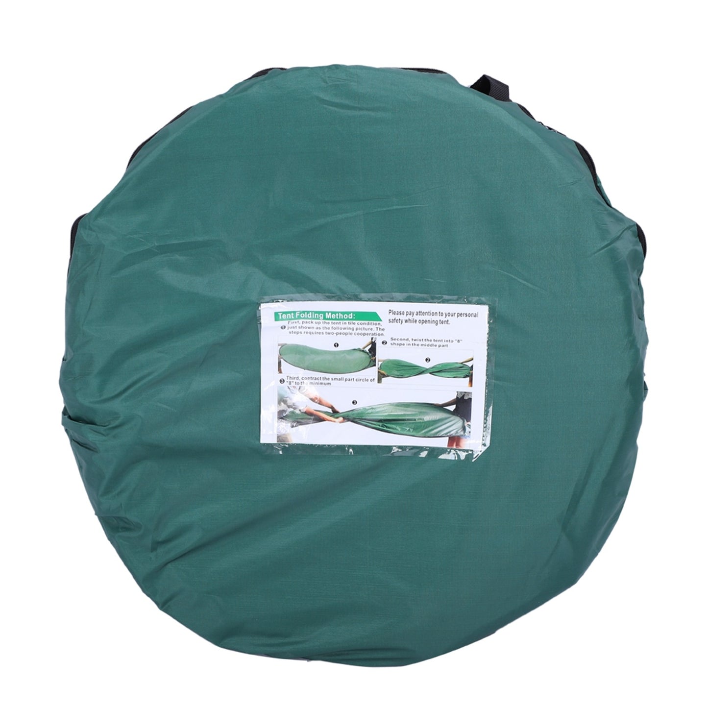 Tienda de campaña verde militar para cambiarse