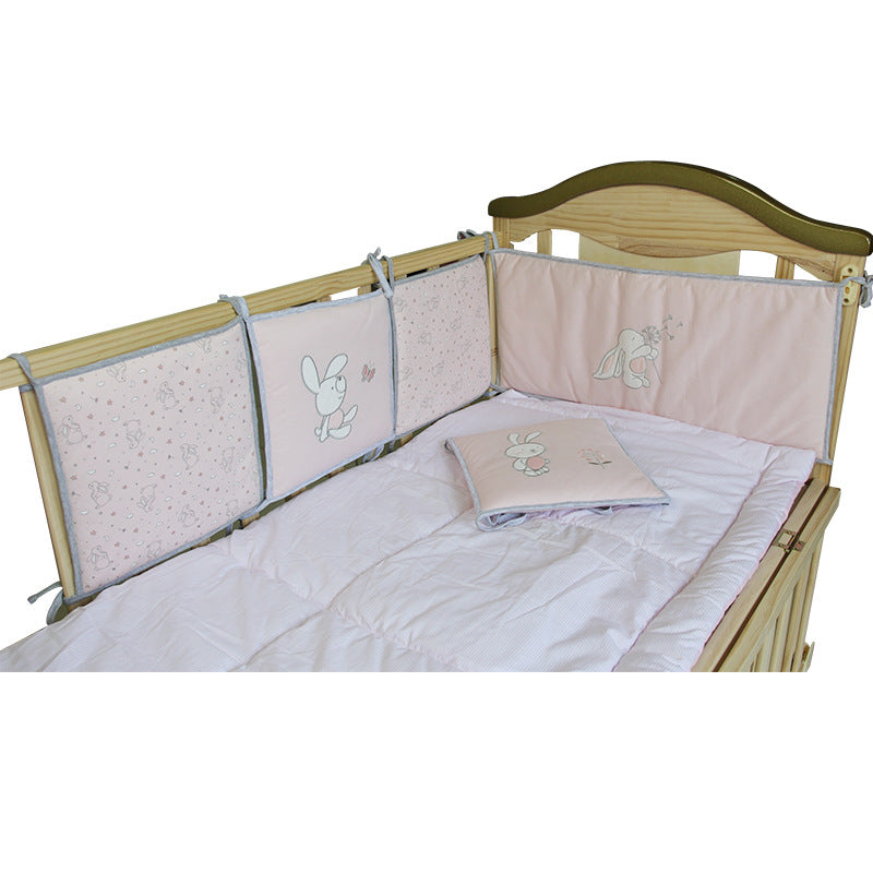 Productos para bebés, corralito protector, valla de cama tejida protector, cama bordada para bebés