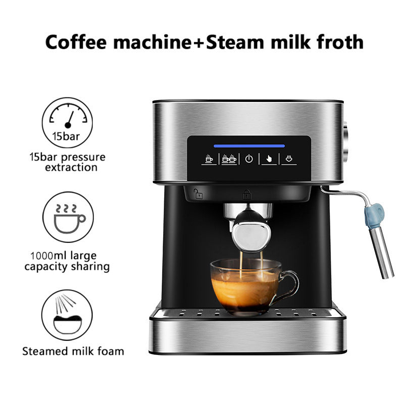 Cafetera Espresso 20 BAR ☕🔥 – Tanque 1.6L y Botón Táctil