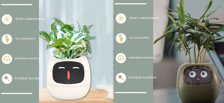 Maceta Inteligente Interactiva | Monitor de Planta con Sensores y Pantalla