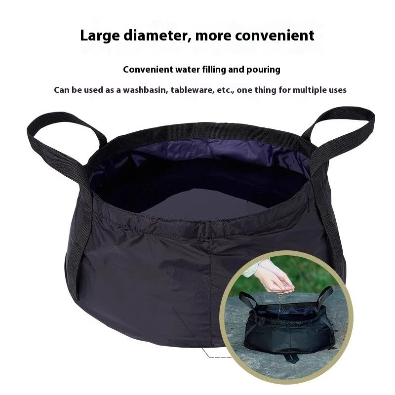 Lavabo plegable portátil para exteriores para lavarse la cara, los pies, para lavar ropa