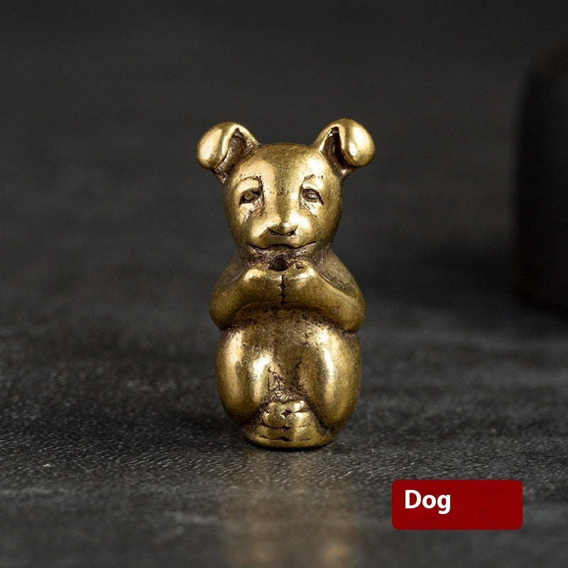 Mascota Zodiacal China en Cobre | Amuleto de Prosperidad