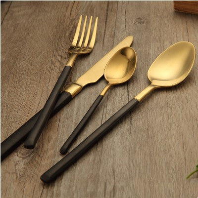 Set de Cubiertos Occidentales en Acero Inoxidable, Premiun de 3 o 4 piezas