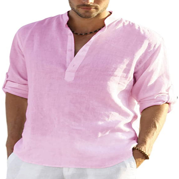 Camisa de Lino para Hombre | Ligera y Transpirable algodón de calidad