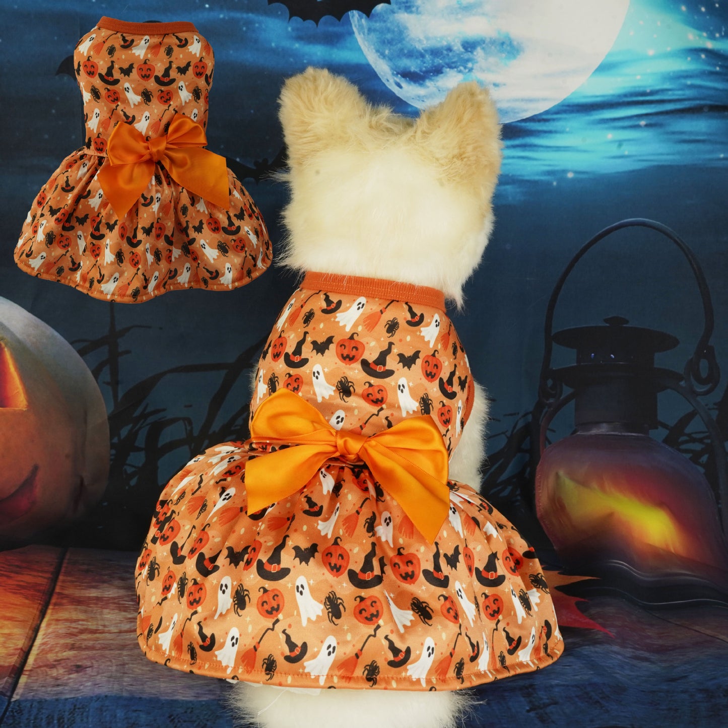 Ropa para mascotas Vestido de fiesta de Halloween para mascotas