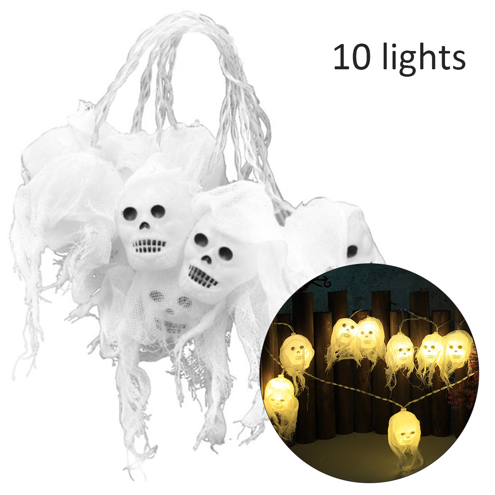 Luces LED de Halloween fantasmagoricas! calaveras