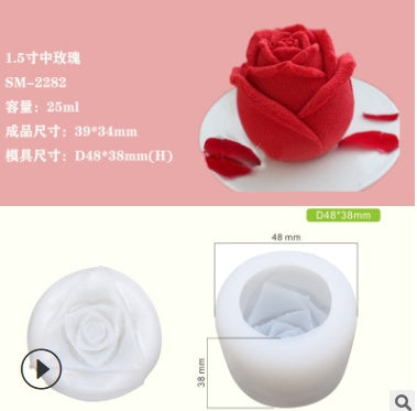 Molde Rosa Premium para Hielos, Chocolates y Postres