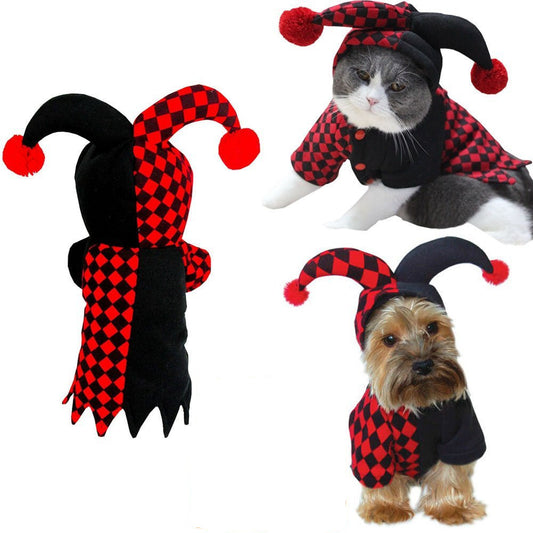 Disfraz para Perros y Gatos – Dos Patas con Capucha Festiva y abrigadora