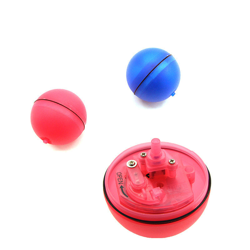 Pelota de juguete electrónica con láser LED y ruedas para gatos