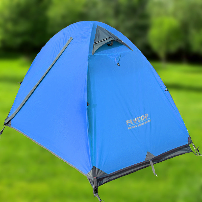 Carpas dobles impermeables para acampar al aire libre, equipo de acampada ultraligero