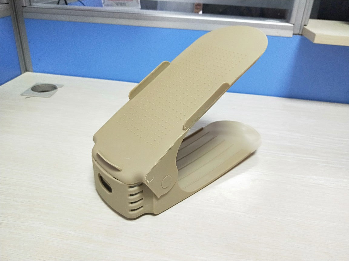 Organizador de Zapatos Doble Ajustable – Soporte de Almacenamiento Vertical ahorro 50%