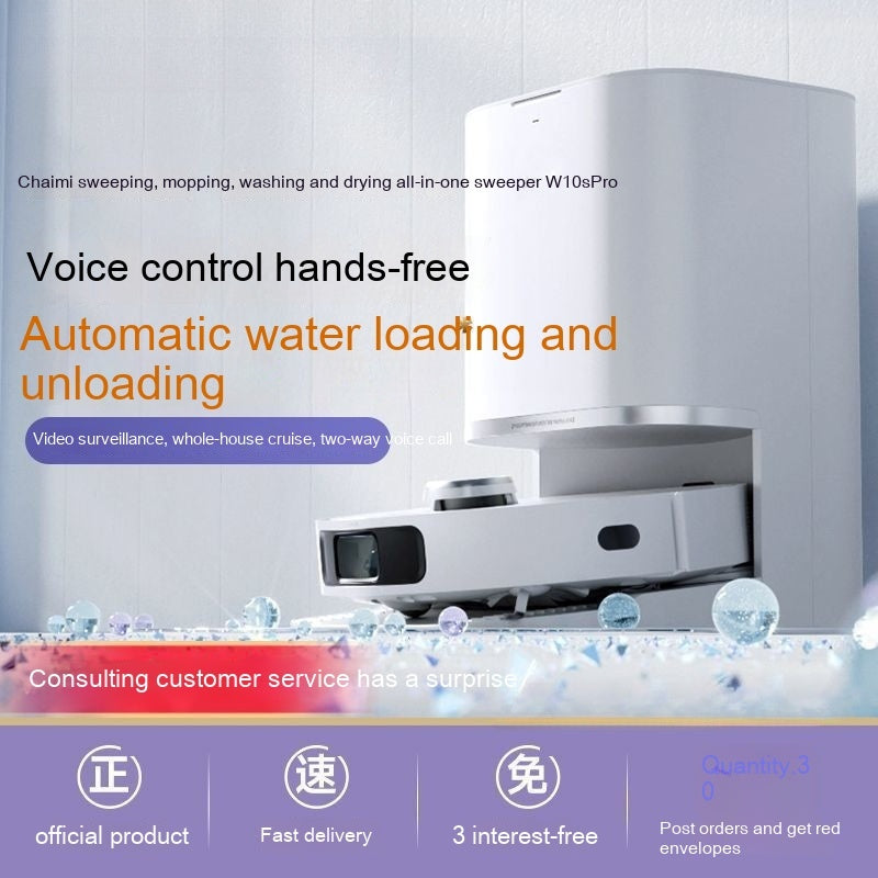 Robot Premium de Limpieza Total – Barre, Friega, Lava y Seca con Control AI