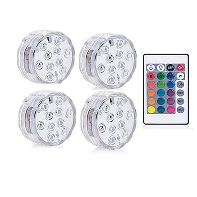 Luz LED Sumergible con Control Remoto | Iluminación Decorativa IP68