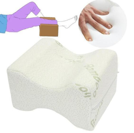 Almohada Ortopédica para Piernas con Memory Foam –Alivio de Dolor y Descanso Total