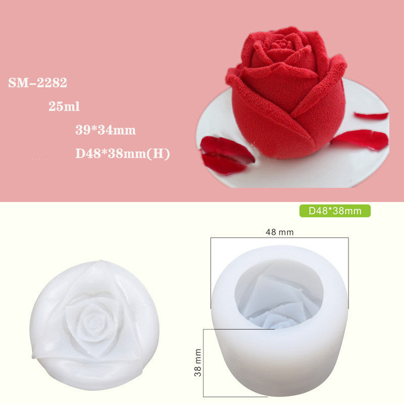 Molde Rosa Premium para Hielos, Chocolates y Postres