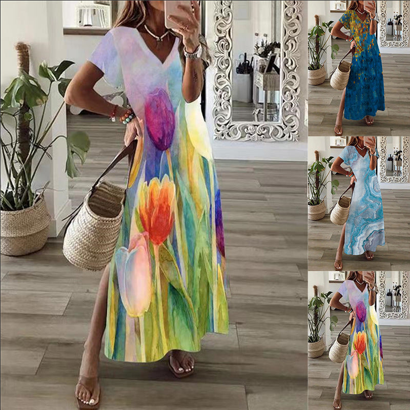 Vestido casual de playa para mujer