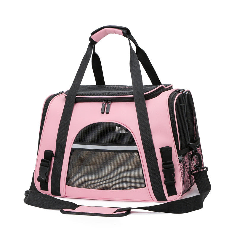 Bolso Transportador para Mascotas 10kg – Bandolera Plegable con Refuerzo Interno | Viajes y Exterior