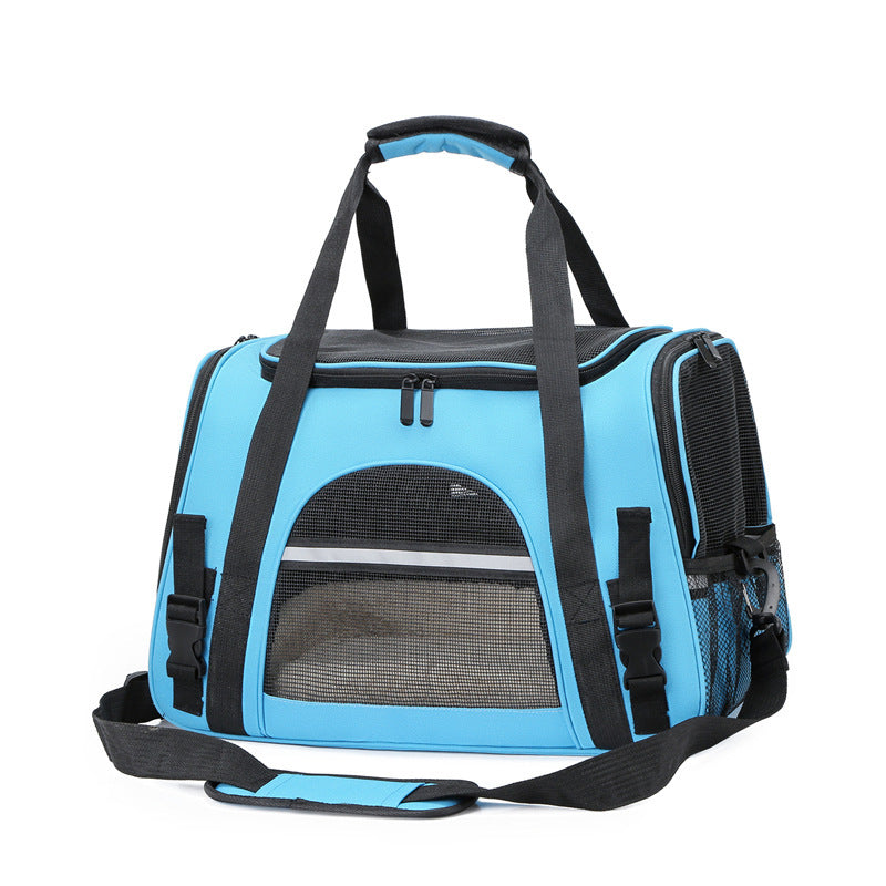 Bolso Transportador para Mascotas 10kg – Bandolera Plegable con Refuerzo Interno | Viajes y Exterior