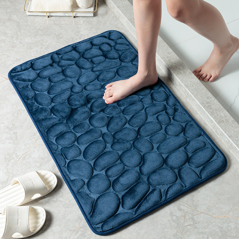 Alfombra de Baño Efecto Piedra 3D — Ultra Suave, Antideslizante y Súper Absorbente