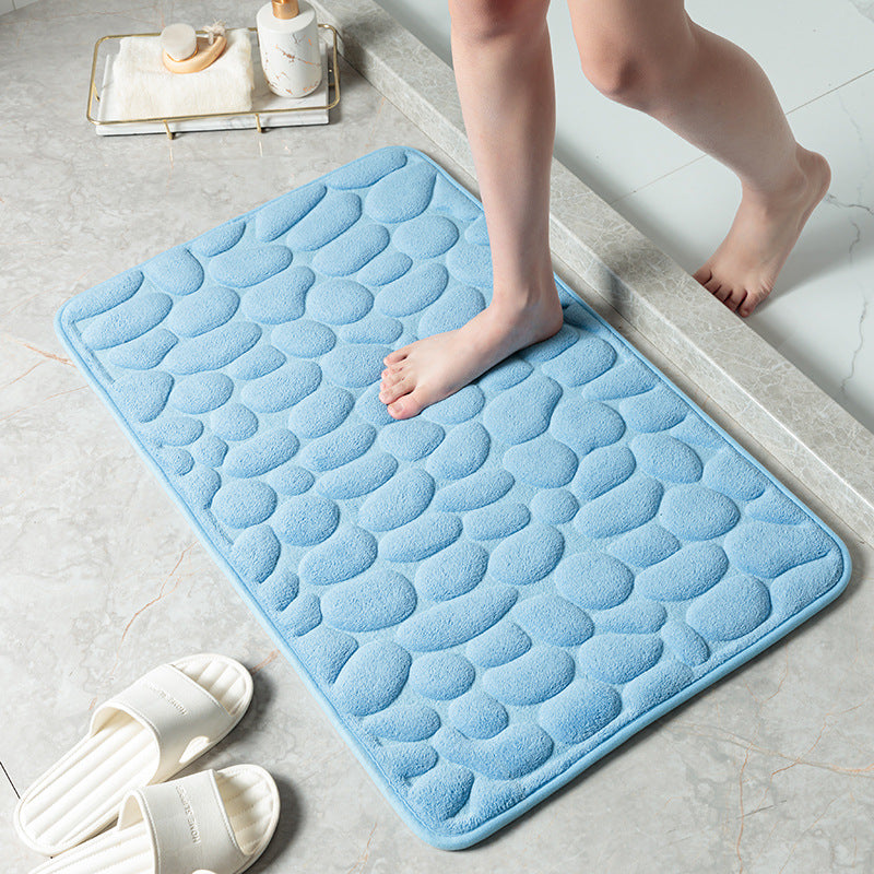 Alfombra de Baño Efecto Piedra 3D — Ultra Suave, Antideslizante y Súper Absorbente