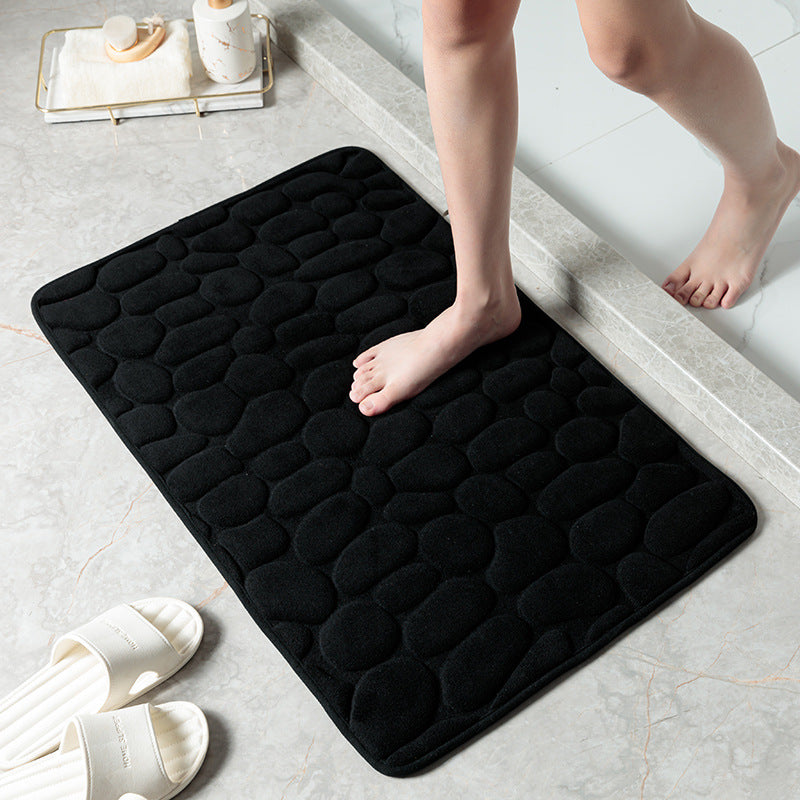 Alfombra de Baño Efecto Piedra 3D — Ultra Suave, Antideslizante y Súper Absorbente