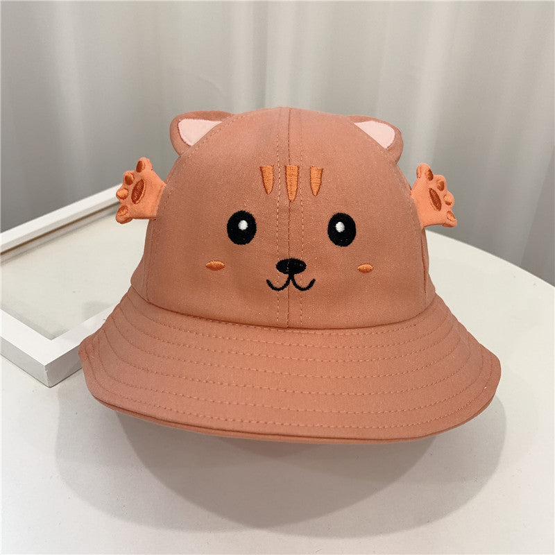 Sombrero para bebés, proteja del sol a su bebé, sobrero con diseño de gatito y rana, sombrero pequeño para bebé muy adorable