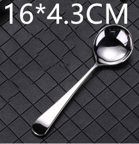 Cuchara de Sopa y Colador en Acero Inoxidable 304 – Utensilios de Cocina Premium