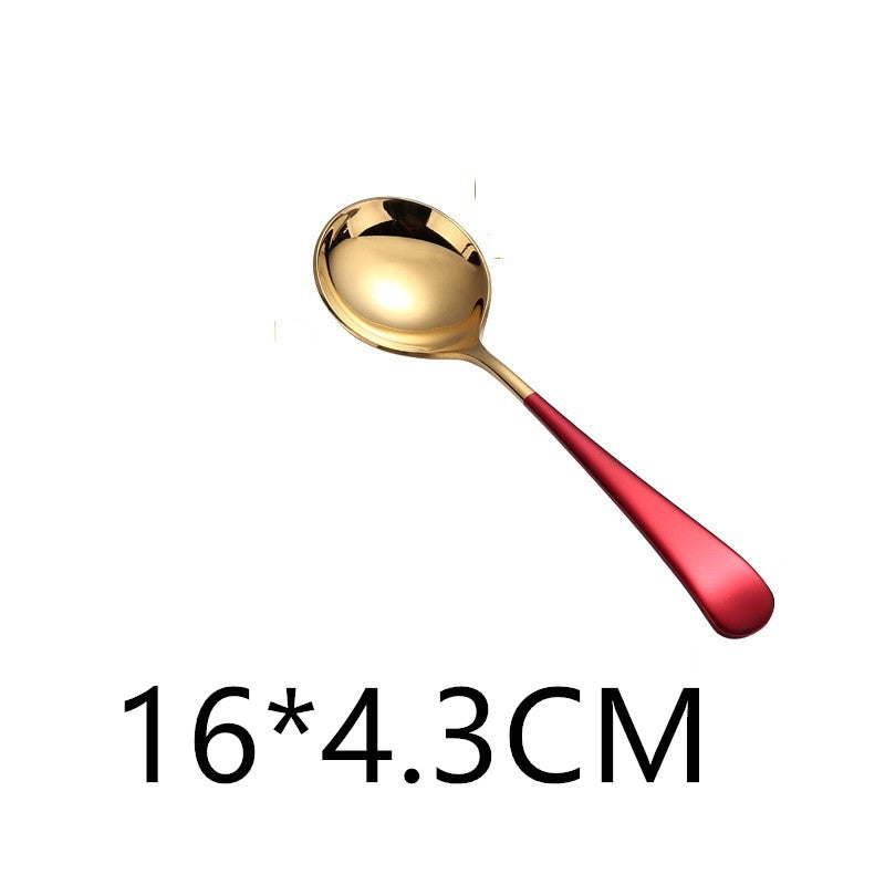 Cuchara de Sopa y Colador en Acero Inoxidable 304 – Utensilios de Cocina Premium