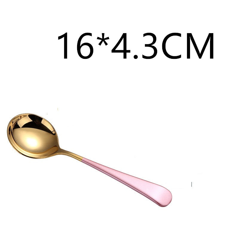 Cuchara de Sopa y Colador en Acero Inoxidable 304 – Utensilios de Cocina Premium