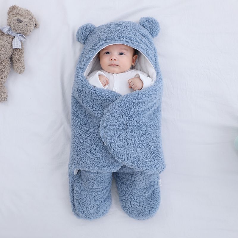 Bosa de dormir para infante, Envoltura de saco de dormir acolchado para bebé