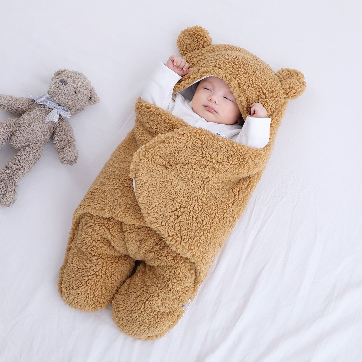 Bosa de dormir para infante, Envoltura de saco de dormir acolchado para bebé