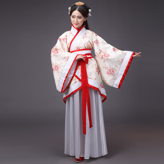 Disfraz de Geisha, Traje antiguo femenino Traje de actuación Quyuan, espectacular traje para fiestas