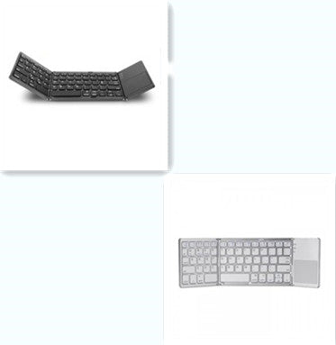 Teclado Bluetooth plegable con batería de litio recargable ultra fino y ligero