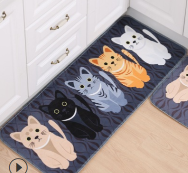 Alfombra antideslizante para puerta de entrada, alfombra de baño, alfombra para dormitorio de gran calidad