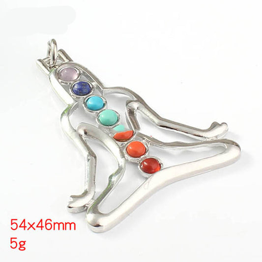 Dije Chakra de Cristal Natural | Equilibrio y Energía Positiva