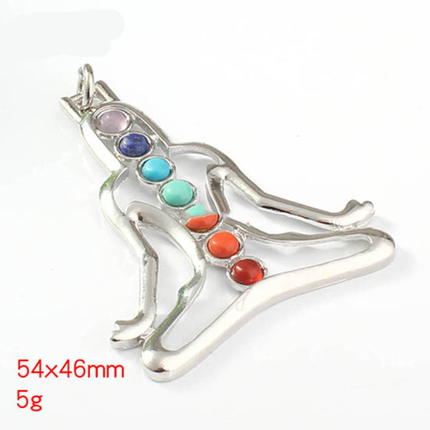 Dije Chakra de Cristal Natural | Equilibrio y Energía Positiva