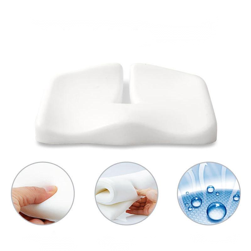 Cojín de asiento para aliviar la presión y almohada Lumbar para aliviar la espalda, cojín transpirable para las pompas, almohadillas antideslizantes para sillas de oficina resistentes al desgaste