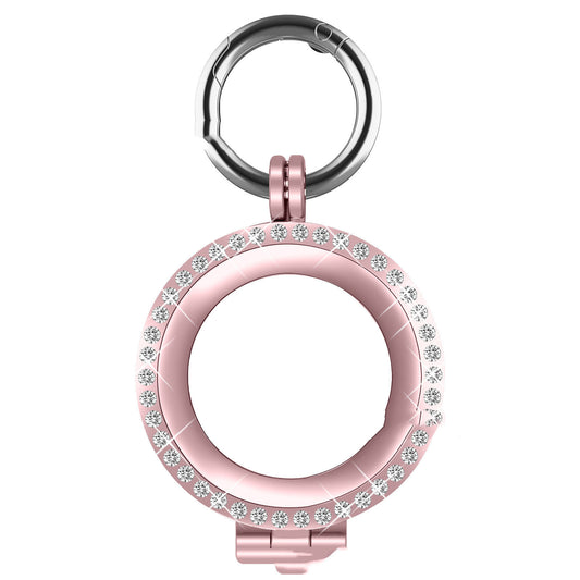 Rastreador de posicionamiento Airtag para GATOS, carcasa protectora con incrustaciones de diamantes