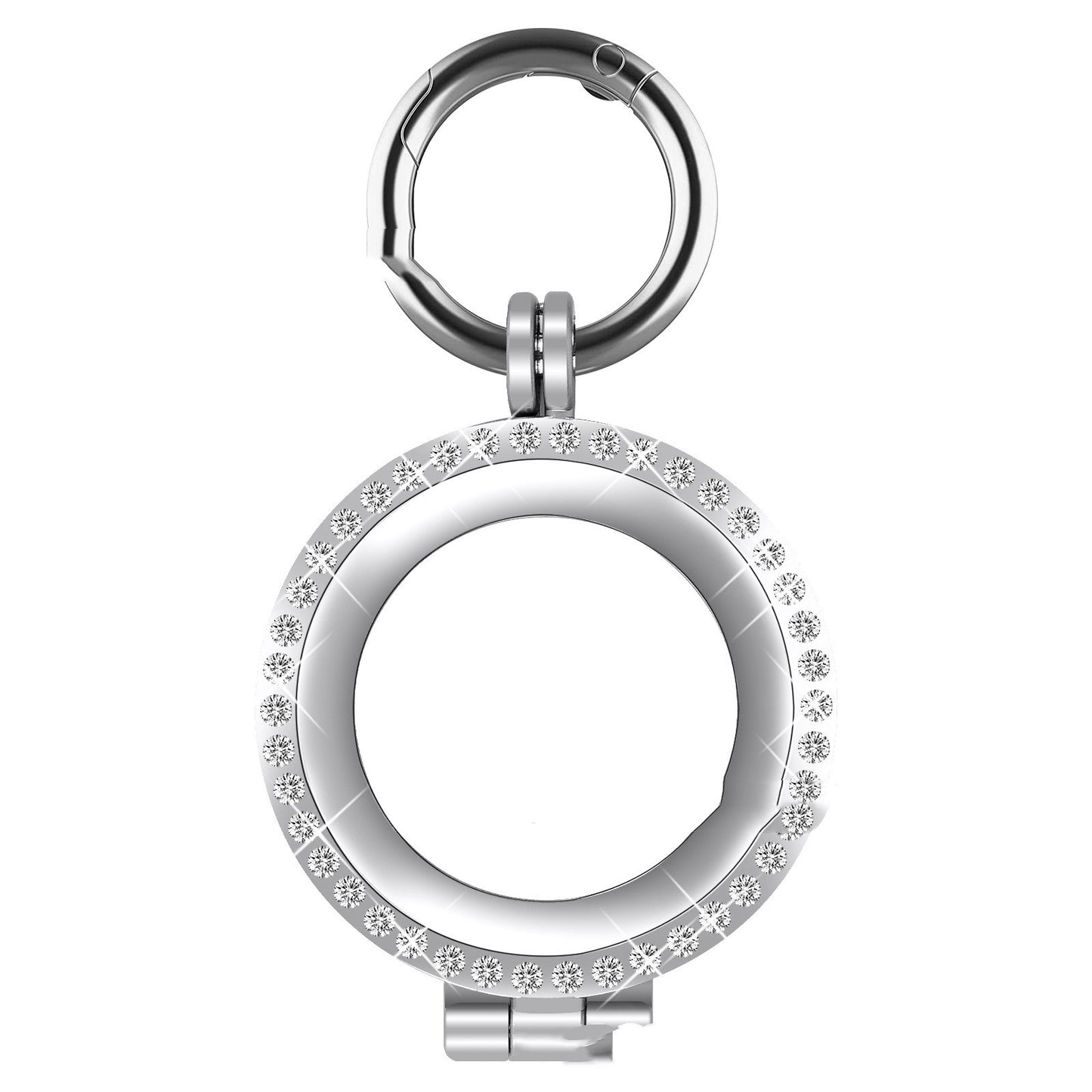 Rastreador de posicionamiento Airtag para GATOS, carcasa protectora con incrustaciones de diamantes