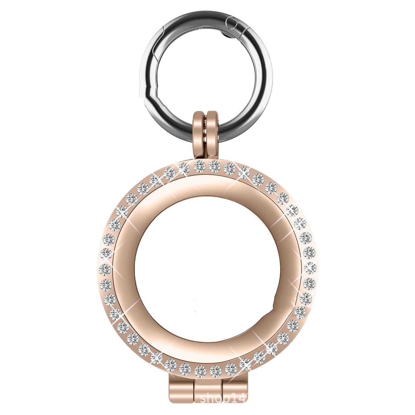 Rastreador de posicionamiento Airtag para GATOS, carcasa protectora con incrustaciones de diamantes