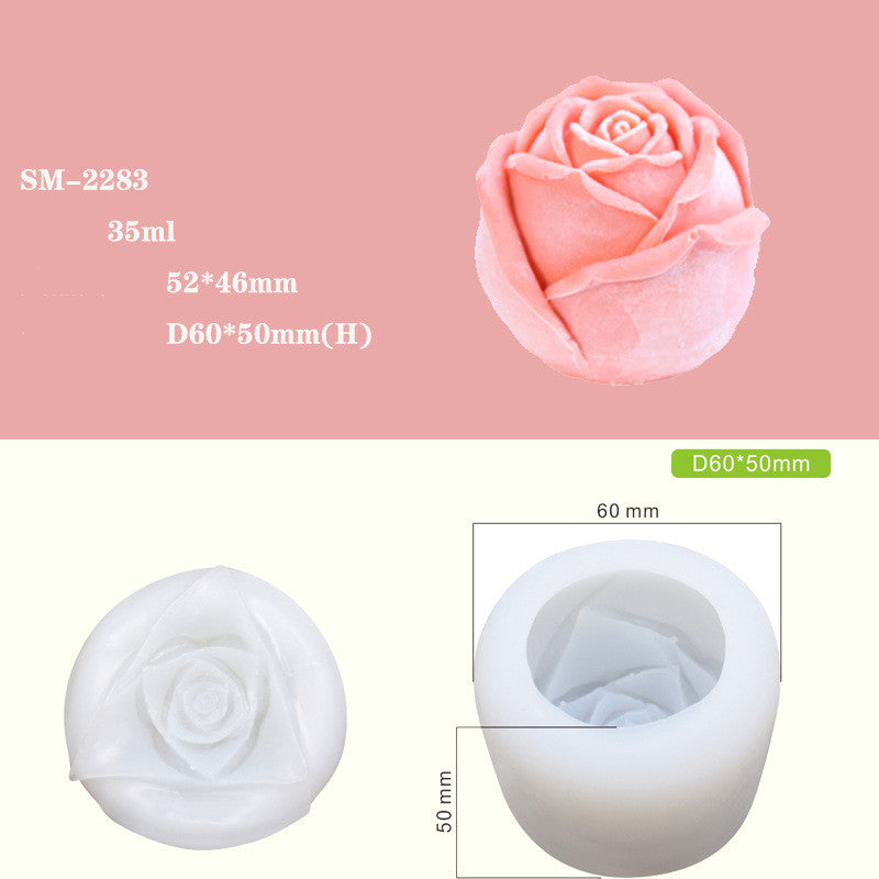 Molde Rosa Premium para Hielos, Chocolates y Postres